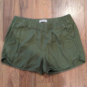 Madewell Olive Athletic Shorts Sz S